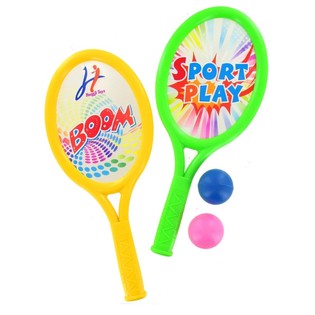 Juego de Raquetas con Pelotas (3 uds.)