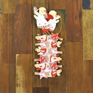 Cuerda de Lavado Decorativa Navideña (6 ud.)