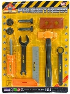 Set de herramientas de juguete (6 piezas)