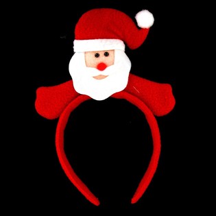 DIADEMA DE PAPÁ NOEL (10 uds.)