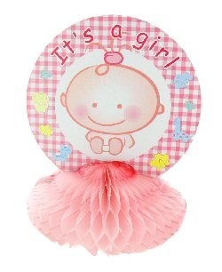 Decoración de Mesa para Nacimiento - Rosa Bebé (12 uds.)