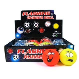 Pelota Rebotona Luminosa Divertida en Expositor (12 uds.)