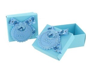 Caja de Regalo Azul para Bebé (12 uds.)