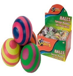 Pelotas Rebotonas en Expositor (24 uds.)