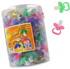 CHUPETES DE CARAMELO EN TARRO (60 uds.)