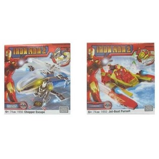 Vehículo y figura MEGABLOKS Iron Man 2