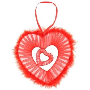 Corazón Decorativo Rojo (Pack de 2)