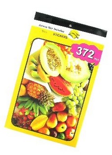 Libros de Pegatinas Modelo: Fruta (12 uds.)