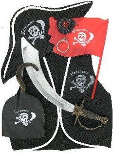 Set de Disfraz de Pirata para Ni&ntilde;os (Pack de 2)