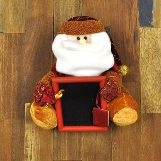 Muñeco de Nieve Navideño de Lujo con Pizarra (2 ud.)