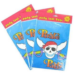 10 BOLSAS DE CUMPLEA&Ntilde;OS - FIESTA PIRATA (6 sets)