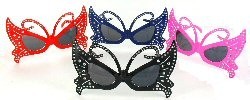 Gafas de Mariposa Bling Bling (12 uds.)