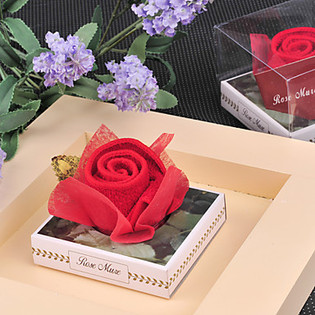 Toalla en Forma de Rosa (3 uds.)