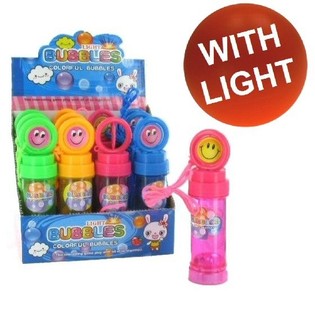 Pomperos con Luz de Smiley (12 uds.)