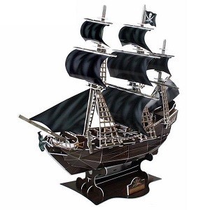 Puzle 3D - Barco Pirata The Queen Anne's Revenge