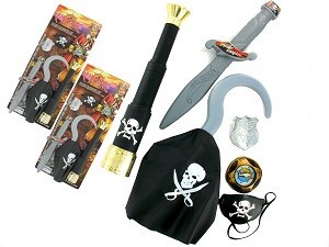 Set de Pirata en Blíster - Modelo 1 (6 uds)