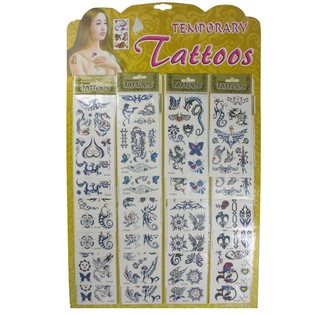 CALCOMANÍAS TATUAJES EN CARTÓN (24 uds.)