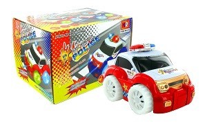 Camión de Policía de Juguete Bump & Go con Luz y Sonido