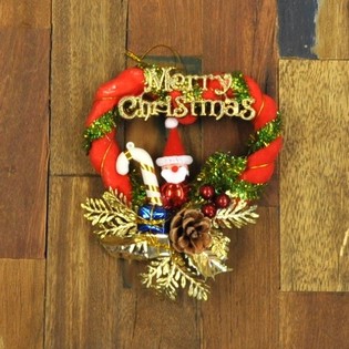 Colgador de Puerta Navideño Pequeño (6 uds)