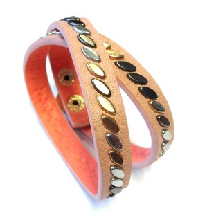 Pulsera Estilo Ibiza Rosa (1 ud.)