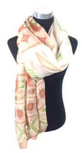Bufanda Beige Estilo Ibiza (1 ud.)