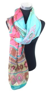 Bufanda Estilo Ibiza Turquesa (1 ud.)