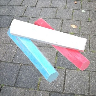 Tizas Gigantes para Suelo Set de 3 uds (12 sets)