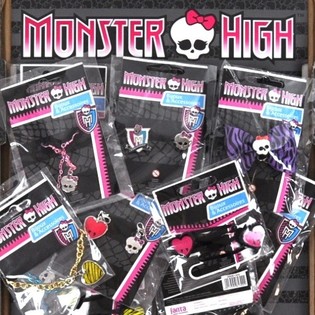 MATTEL MONSTER HIGH - MEGA MIX CAJA SORPRESA: BISUTERÍA Y ACCESORIOS (100 ud.)