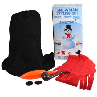 Set de Accesorios para Muñeco de Nieve de 6 Piezas (Pack de 3)