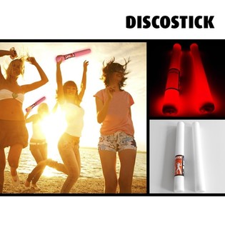 PALO DE ESPUMA LED MONOCOLOR - ROJO - 38.5 CM (19 uds)