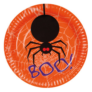 SET DE 6 PLATOS DESECHABLES - MODELO: ARA&Ntilde;A (6 uds.)