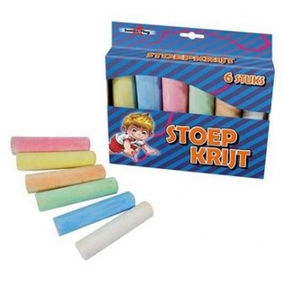 Tizas Gigantes de Colores para Suelo - Caja de 6 (12 uds.)