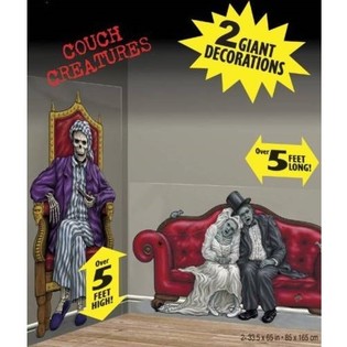 MEGA DECORACI&Oacute;N DE PARED DE TERROR (9 uds.)