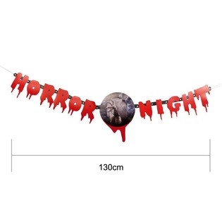 GUIRNALDA DE LETRAS "HORROR NIGHT" 130 CM (2 uds.)