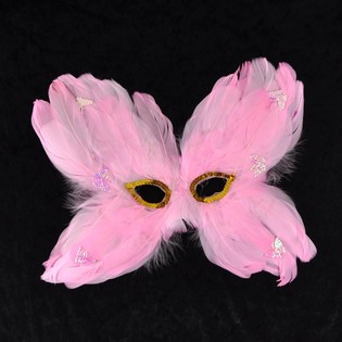 Antifaz de Plumas para Fiestas - Modelo: 20 (23 uds.)