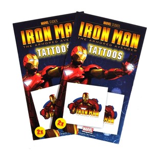 Tatuajes Marvel 2 piezas - Modelo Iron Man (50 uds.)