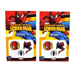 Tatuajes Marvel de 3 piezas - Modelo: Spider-Man (50 uds.)