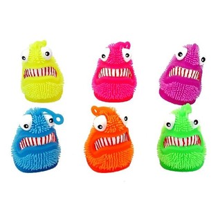 GRANDES MONSTRUOS PUFFER LUMINOSOS CON LUZ &Oslash;9,5CM (12 uds.)