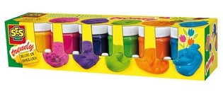 Pintura de Témpera SES Trendy, 6x50ml (6 colores) (1 ud.)