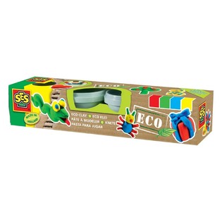 Plastilina Ses ECO - 4 colores básicos (1 ud.)