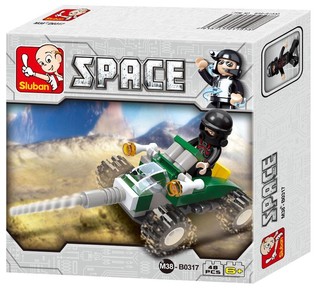 Sluban Space Vehicle M38-B0317 Veh&iacute;culo Espacial Bloques (1 ud.)