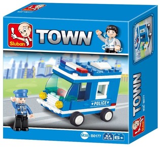 Autobús de Policía Sluban M38-B0177 (1 ud.)