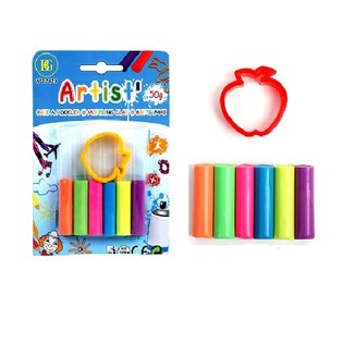 Plastilina 50g + Molde en blíster (24 uds.)