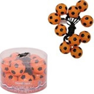 Guirnalda de Luces F&uacute;tbol Naranja - 10 Bombillas (6 uds.)