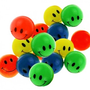 Pelotas Saltarinas de Colores 3.8 cm (60 uds.)