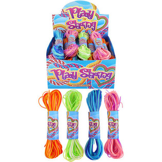 PLAY STRING, CORDONES PARA TRENZAR EN EXPOSITOR (24 uds)