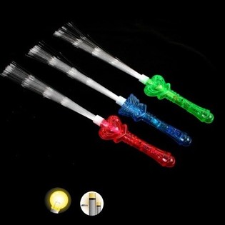 Varitas de Fibra &Oacute;ptica LED Luminosas, 40 cm (48 uds.)