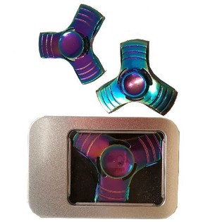 FIDGET SPINNER METÁLICO EN CAJA DE REGALO (10 uds.)
