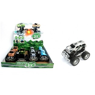 Grandes Monster Cars de Fricción en Display (12 uds.)