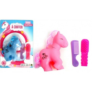 PONY CON 2 CEPILLOS EN TARJETA (24 uds.)
